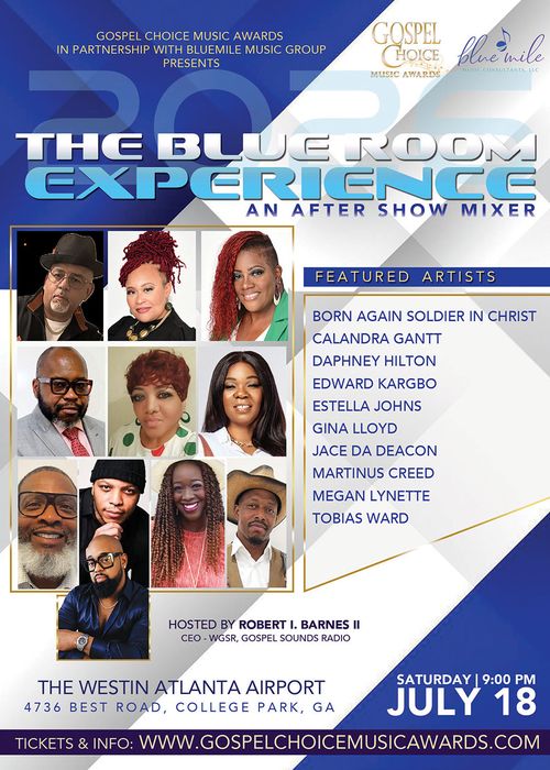 Blue Room Experience afterparty flyer