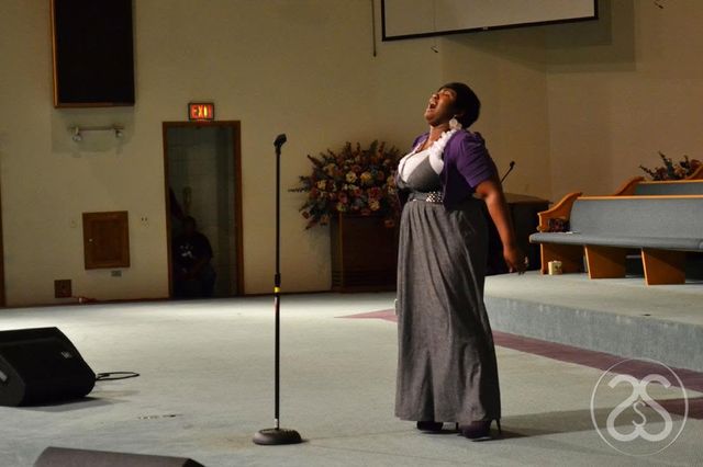 Vocalist performing at SMAC